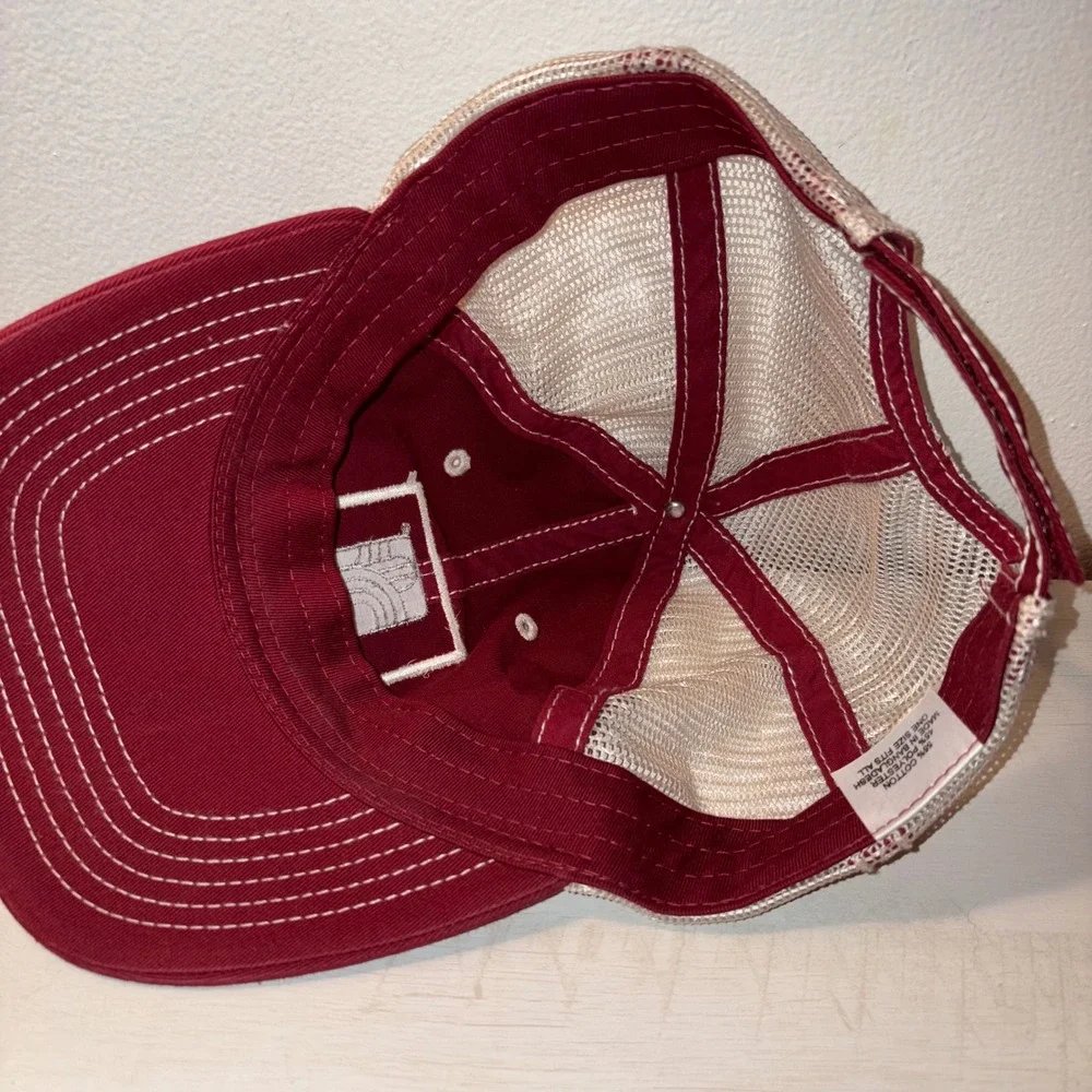 AgriGold Trucker Hat Baseball Cap Mesh Back Adjustable Burgundy‎